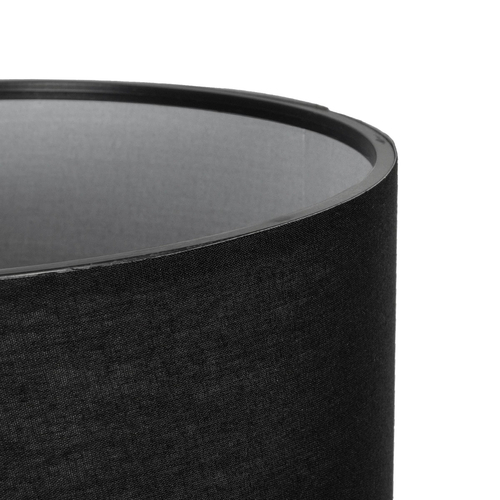 GLOBOSTAR® STRING 204-0196 Μοντέρνο Επιτραπέζιο Φωτιστικό Πορτατίφ με Ντουί 1 x E27 AC 220-240V IP20 - Μαύρο - Μ24 x Π24 x Υ37cm