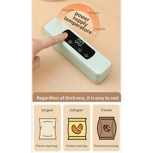 Συσκευή αεροστεγούς σφράγισης τροφίμων - DTY-188 - 814307 - Green