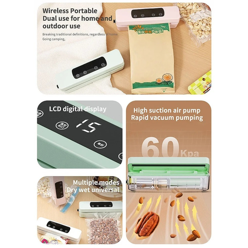 Συσκευή αεροστεγούς σφράγισης τροφίμων - DTY-188 - 814307 - Pink