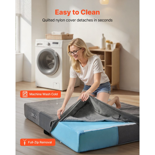 VEVOR Crash Pad, Παιδικό μαξιλάρι αισθήσεων 1800 x 1210 mm με μαλακό αφρό και πλενόμενο κάλυμμα, γιγάντιο μαξιλάρι-πατάκι για μεγάλο αισθητηριακό δωμάτιο, εξοπλισμός για παιδιά και ενήλικες, άλματα, παιχνίδι, αναρρίχηση και γυμναστική