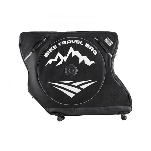 Τσάντα ταξιδιού ποδηλάτου VEVOR, τσάντα ποδηλάτου δρόμου, αποθήκευση ποδηλάτων δρόμου με κλειδαριά TSA και διπλό φερμουάρ, μαύρη θήκη ποδηλάτου, μεταξόνιο 94-106 cm για αεροπορικά ταξίδια, χρήση σε εξωτερικούς χώρους, αεροπλάνο, αυτοκίνητο, τρένο, μεταφορά με μετρό