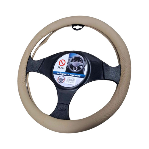 Κάλυμμα τιμονιού αυτοκινήτου - SMZ-2 - 123022 - Beige