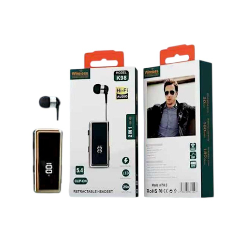 Ασύρματο ακουστικό Bluetooth - K98 - 361007 - Gold