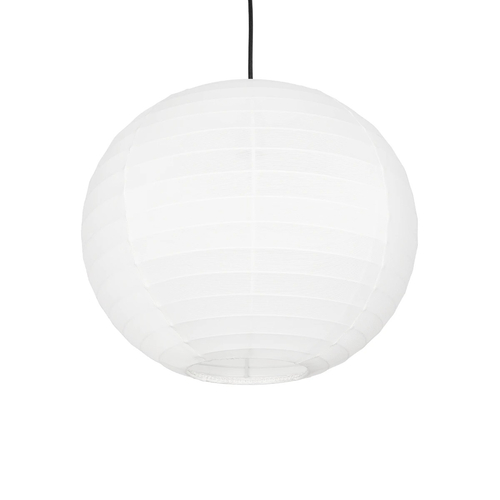 GLOBOSTAR® ROMINA 62004 Μοντέρνο Κρεμαστό Φωτιστικό Οροφής με Ντουί 1 x E27 AC 220-240V IP20 - Λευκό - Μ40 x Π40 x Υ40cm