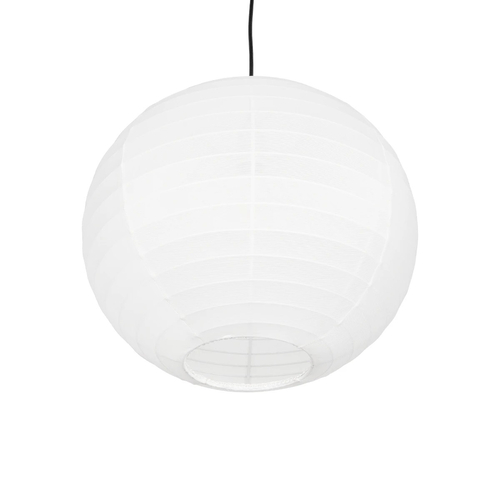 GLOBOSTAR® ROMINA 62004 Μοντέρνο Κρεμαστό Φωτιστικό Οροφής με Ντουί 1 x E27 AC 220-240V IP20 - Λευκό - Μ40 x Π40 x Υ40cm