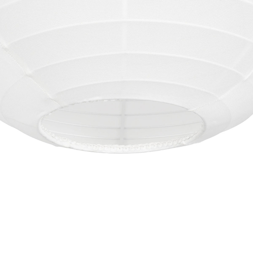 GLOBOSTAR® ROMINA 62004 Μοντέρνο Κρεμαστό Φωτιστικό Οροφής με Ντουί 1 x E27 AC 220-240V IP20 - Λευκό - Μ40 x Π40 x Υ40cm