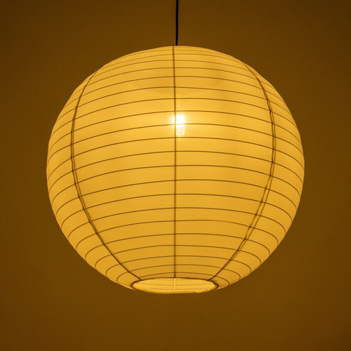 GLOBOSTAR® ROMINA 62005 Μοντέρνο Κρεμαστό Φωτιστικό Οροφής με Ντουί 1 x E27 AC 220-240V IP20 - Λευκό - Μ60 x Π60 x Υ60cm