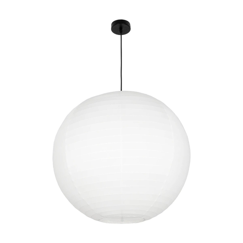 GLOBOSTAR® ROMINA 62005 Μοντέρνο Κρεμαστό Φωτιστικό Οροφής με Ντουί 1 x E27 AC 220-240V IP20 - Λευκό - Μ60 x Π60 x Υ60cm