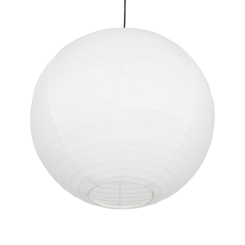 GLOBOSTAR® ROMINA 62005 Μοντέρνο Κρεμαστό Φωτιστικό Οροφής με Ντουί 1 x E27 AC 220-240V IP20 - Λευκό - Μ60 x Π60 x Υ60cm