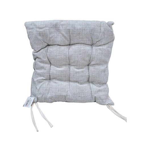 Μαξιλάρι καρέκλας διπλής όψης - 40x40cm - 720190 - White/Grey