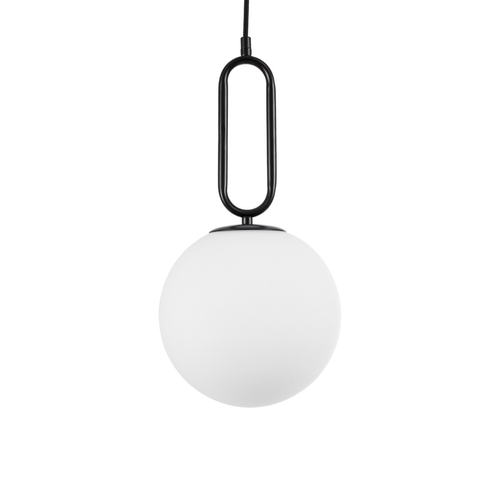 kelvo® BELLISSIMO KLV-101-0373 Κρεμαστό Φωτιστικό Οροφής για Λάμπα με Ντουί E27 AC 220-240V IP20 - Μαύρο Ματ & Λευκό - Μ20 x Π20 x Υ42cm