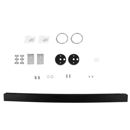 kelvo® ORION KLV-101-0362 Κρεμαστό Γραμμικό Φωτιστικό Οροφής LED 72W 7200lm 120° AC 220-240V IP20 Ρυθμιζόμενο Λευκό CCT με Χειριστήριο από 2700K έως 6000K Dimmable - Lumileds SMD Chip - Μαύρο Ματ - Μ120 x Π5 x Υ7.5cm - 3 Χρόνια Εγγύηση