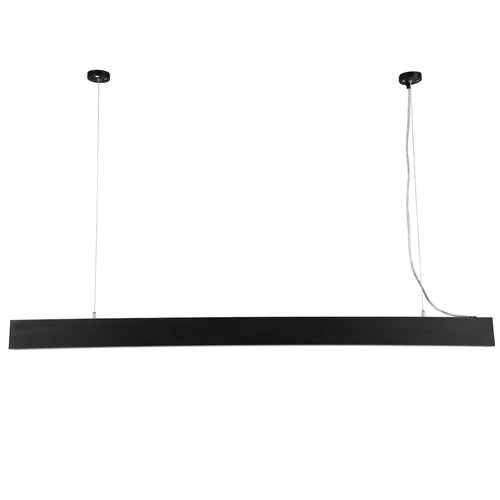 kelvo® ORION KLV-101-0362 Κρεμαστό Γραμμικό Φωτιστικό Οροφής LED 72W 7200lm 120° AC 220-240V IP20 Ρυθμιζόμενο Λευκό CCT με Χειριστήριο από 2700K έως 6000K Dimmable - Lumileds SMD Chip - Μαύρο Ματ - Μ120 x Π5 x Υ7.5cm - 3 Χρόνια Εγγύηση