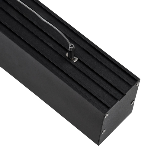 kelvo® ORION KLV-101-0362 Κρεμαστό Γραμμικό Φωτιστικό Οροφής LED 72W 7200lm 120° AC 220-240V IP20 Ρυθμιζόμενο Λευκό CCT με Χειριστήριο από 2700K έως 6000K Dimmable - Lumileds SMD Chip - Μαύρο Ματ - Μ120 x Π5 x Υ7.5cm - 3 Χρόνια Εγγύηση