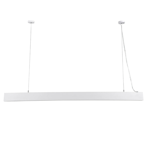 kelvo® ORION KLV-101-0363 Κρεμαστό Γραμμικό Φωτιστικό Οροφής LED 72W 7200lm 120° AC 220-240V IP20 Ρυθμιζόμενο Λευκό CCT με Χειριστήριο από 2700K έως 6000K Dimmable - Lumileds SMD Chip - Λευκό Ματ - Μ120 x Π5 x Υ7.5cm - 3 Χρόνια Εγγύηση