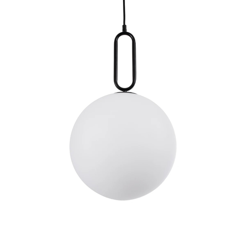 kelvo® BELLISSIMO KLV-101-0374 Κρεμαστό Φωτιστικό Οροφής για Λάμπα με Ντουί E27 AC 220-240V IP20 - Μαύρο Ματ & Λευκό - Μ30 x Π30 x Υ52cm