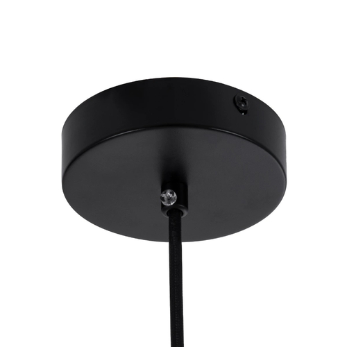 kelvo® BELLISSIMO KLV-101-0375 Κρεμαστό Φωτιστικό Οροφής για Λάμπα με Ντουί E27 AC 220-240V IP20 - Μαύρο Ματ & Λευκό - Μ40 x Π40 x Υ62cm