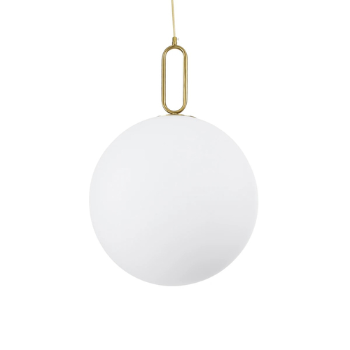 kelvo® BELLISSIMO KLV-101-0378 Κρεμαστό Φωτιστικό Οροφής για Λάμπα με Ντουί E27 AC 220-240V IP20 - Χρυσό Βούρτσας Πλατίνα & Λευκό - Μ40 x Π40 x Υ62cm