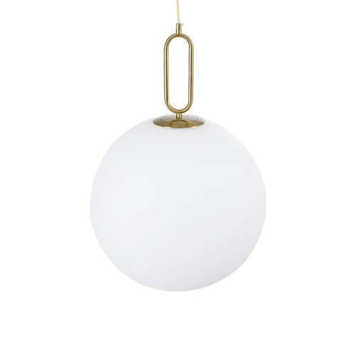 kelvo® BELLISSIMO KLV-101-0378 Κρεμαστό Φωτιστικό Οροφής για Λάμπα με Ντουί E27 AC 220-240V IP20 - Χρυσό Βούρτσας Πλατίνα & Λευκό - Μ40 x Π40 x Υ62cm