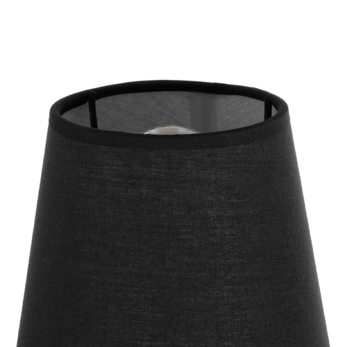 GLOBOSTAR® BLAKI 201-0115 Μοντέρνο Φωτιστικό Τοίχου - Απλίκα με Ντουί 1 x E27 AC 220-240V IP20 - Μαύρο - Μ40 x Π15 x Υ20cm