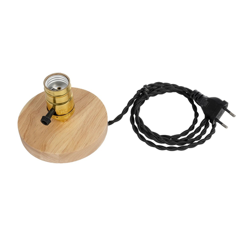 GLOBOSTAR® NOX 77702 Μοντέρνο Επιτραπέζιο Φωτιστικό Πορτατίφ με Ντουί 1 x E27 AC 220-240V IP20 - Μπεζ & Χρυσό - Μ12 x Π12 x Υ9cm