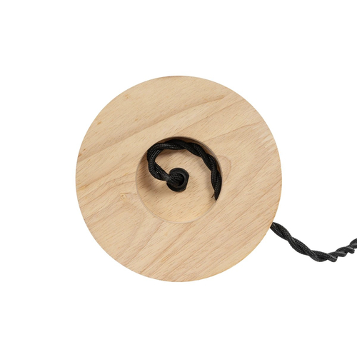 GLOBOSTAR® NOX 77703 Μοντέρνο Επιτραπέζιο Φωτιστικό Πορτατίφ με Ντουί 1 x E27 AC 220-240V IP20 - Μπεζ & Ασημί - Μ12 x Π12 x Υ9cm