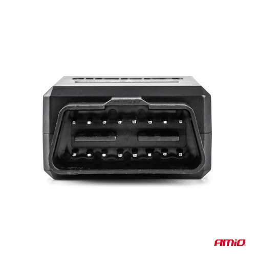 Amio - Διαγνωστικό Αυτοκινήτου OBD 2 τύπου ELM327 Bluetooth XL τάση λειτουργίας 12V με ασύρματη σύνδεση για Επιβατικά Αυτοκίνητα - 1 τεμ. (04733/AM)