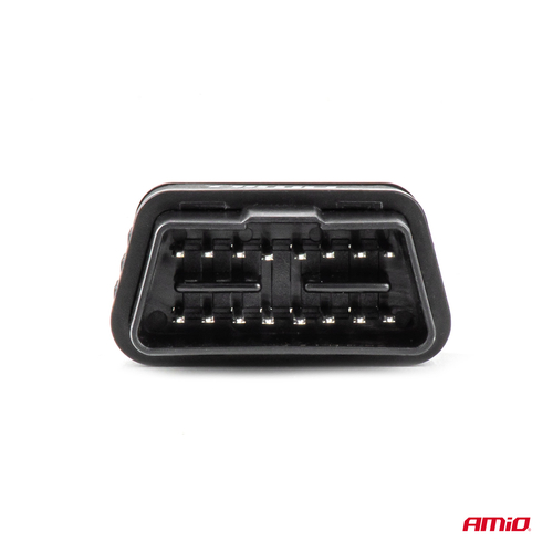 Amio - Διαγνωστικό Αυτοκινήτου OBD 2 τύπου ELM327 Bluetooth PIC25K80 τάση λειτουργίας 12V με ασύρματη σύνδεση για Επιβατικά Αυτοκίνητα - 1 τεμ. (04731/AM)