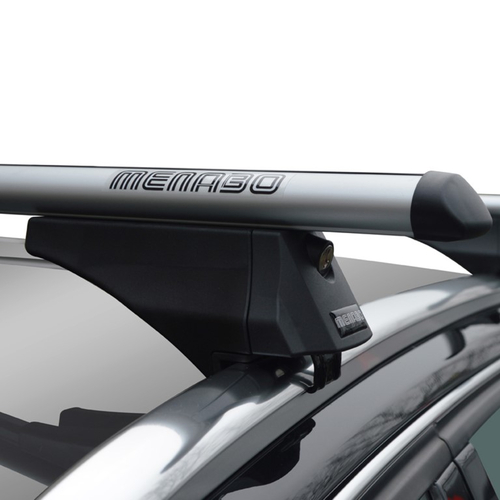 MENABO ΜΠΑΡΕΣ ΟΡΟΦΗΣ ΑΛΟΥΜΙΝΙΟΥ TIGER XL SILVER 131.5 cm ΣΕ ΑΣΗΜΙ ΧΡΩΜΑ ΓΙΑ Mitsubishi Outlander (GF/GG/ZJ/ZK) 5 doors 2013> ΜΕ FLUSH ή RAISED RAILS - 2 ΤΕΜ. (8500/ΜΒ)