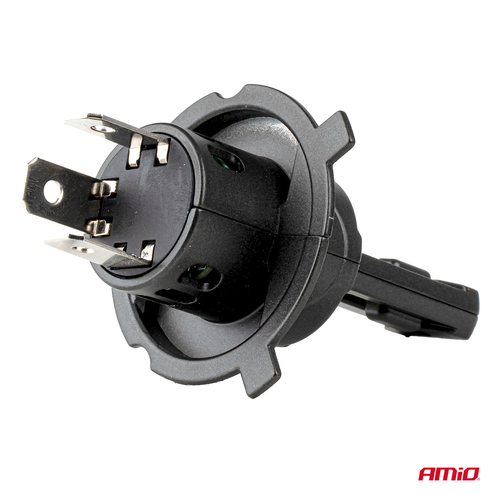 Amio - Λαμπτήρες LED F25 PRO Black Edition H4/H19 70W 12-24V Full CAN Bus με Φωτεινότητα 8000lm σε Ψυχρό Λευκό 6000K για Επιβατικά Αυτοκίνητα & Φορτηγά - Σετ 2 τεμ. (04719/AM)