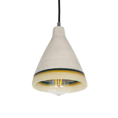 GLOBOSTAR® BEVIN 999-0219 Μοντέρνο Κρεμαστό Φωτιστικό Οροφής με Ντουί 1 x E27 AC 220-240V IP20 - Πολύχρωμο - Μ17 x Π17 x Υ21,5cm