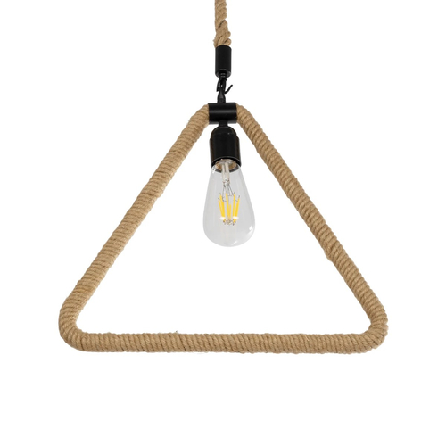 GLOBOSTAR® MALVERN 999-0235 Vintage Κρεμαστό Φωτιστικό Οροφής με Ντουί 1 x E27 AC 220-240V IP20 - Μαύρο & Μπεζ - Μ38 x Π4 x Υ42.5cm