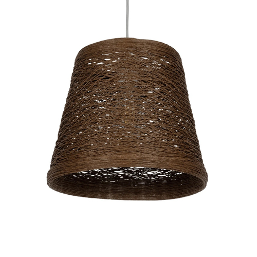 GLOBOSTAR® PLAYROOM 999-0145 Vintage Κρεμαστό Φωτιστικό Οροφής με Ντουί 1 x E27 AC 220-240V IP20 - Καφέ - Μ30 x Π30 x Υ30cm