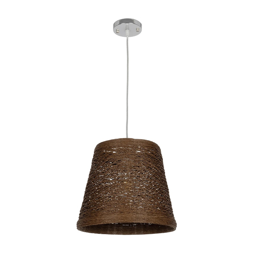 GLOBOSTAR® PLAYROOM 999-0145 Vintage Κρεμαστό Φωτιστικό Οροφής με Ντουί 1 x E27 AC 220-240V IP20 - Καφέ - Μ30 x Π30 x Υ30cm