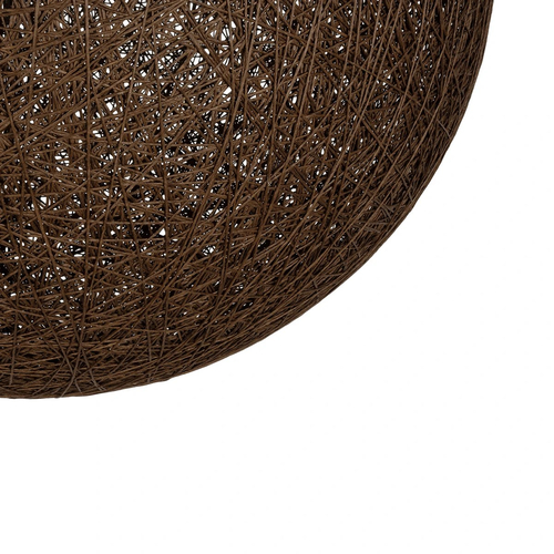 GLOBOSTAR® OCEANA 999-0156 Boho Κρεμαστό Φωτιστικό Οροφής με Ντουί 1 x E27 AC 220-240V IP20 - Καφέ - Μ60 x Π60 x Υ60cm