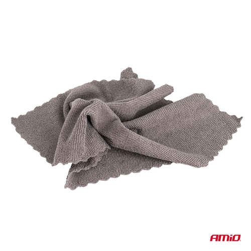 Amio - Σετ Πανιά Μικροϊνών (Microfiber) διαστάσεων 30x30cm με πυκνότητα 210g/m² σε συσκευασία 50 τεμαχίων για Επιβατικά Αυτοκίνητα και Οικιακή Χρήση - 50 τεμ. (04492/AM)