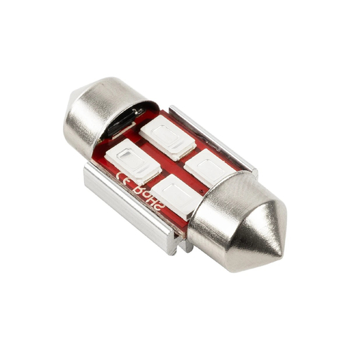 GLOBOSTAR® C5W 81311 Σωληνωτή Λάμπα FESTOONLED C5W 31mm CANbus LED 2.5W 200lm 180° DC 12V IP20 Μπλε - 4 x Epistar SMD5630 - Μ1.2 x Π1.2 x Υ3.1cm - 1 Χρόνο Εγγύηση