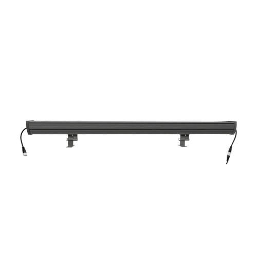 GLOBOSTAR® WASHERMOZA 90168 Μπάρα Φωτισμού Wall Washer LED 72W 6120lm 10-30° DC 24V Αδιάβροχο IP66 Μπλε Dimmable - Bridgelux SMD Chip - Γκρι Ανθρακί - Μ100 x Π7.4 x Υ7cm - 3 Χρόνια Εγγύηση