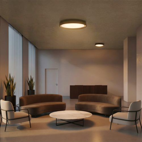 kelvo® BARCHETTA KLV-101-0265-V2 Φωτιστικό Οροφής LED 72W 7200lm 120° AC 220-240V IP20 Ρυθμιζόμενο Λευκό CCT με Χειριστήριο από 2700K έως 6000K Dimmable - Lumileds SMD Chip - Μαύρο Ματ - Μ48 x Π48 x Υ8.2cm - 3 Χρόνια Εγγύηση