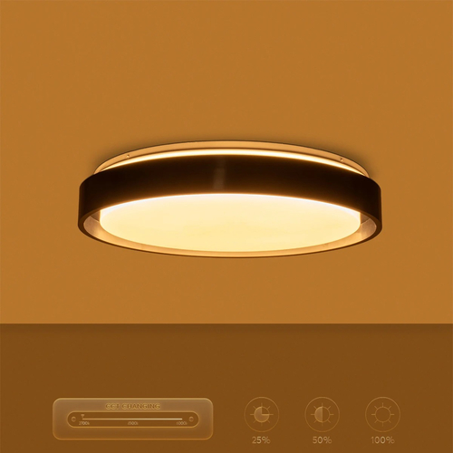 kelvo® BARCHETTA KLV-101-0265-V2 Φωτιστικό Οροφής LED 72W 7200lm 120° AC 220-240V IP20 Ρυθμιζόμενο Λευκό CCT με Χειριστήριο από 2700K έως 6000K Dimmable - Lumileds SMD Chip - Μαύρο Ματ - Μ48 x Π48 x Υ8.2cm - 3 Χρόνια Εγγύηση