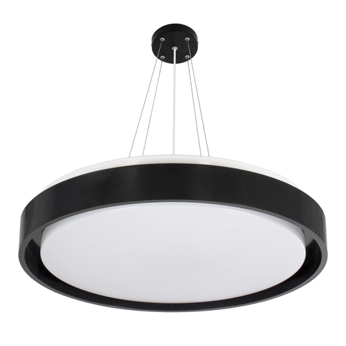 kelvo® BARCHETTA KLV-101-0265-V2 Φωτιστικό Οροφής LED 72W 7200lm 120° AC 220-240V IP20 Ρυθμιζόμενο Λευκό CCT με Χειριστήριο από 2700K έως 6000K Dimmable - Lumileds SMD Chip - Μαύρο Ματ - Μ48 x Π48 x Υ8.2cm - 3 Χρόνια Εγγύηση