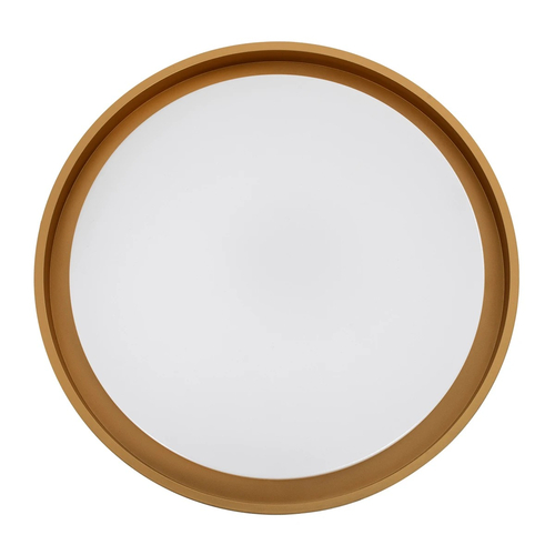 kelvo® BARCHETTA KLV-101-0266-V2 Φωτιστικό Οροφής LED 72W 7200lm 120° AC 220-240V IP20 Ρυθμιζόμενο Λευκό CCT με Χειριστήριο από 2700K έως 6000K Dimmable - Lumileds SMD Chip - Μαύρο & Σαμπανιζέ Χρυσό Ματ - Μ48 x Π48 x Υ8.2cm - 3 Χρόνια Εγγύηση