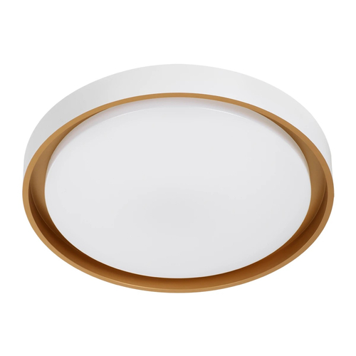 kelvo® BARCHETTA KLV-101-0267 Κρεμαστό Φωτιστικό Οροφής LED 72W 7200lm 120° AC 220-240V IP20 Ρυθμιζόμενο Λευκό CCT με Χειριστήριο από 2700K έως 6000K Dimmable - Lumileds SMD Chip - Λευκό & Σαμπανιζέ Χρυσό Ματ - Μ48 x Π48 x Υ8.2cm - 3 Χρόνια Εγγύηση