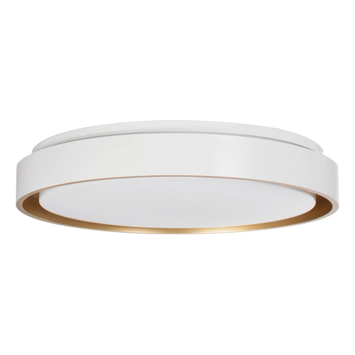 kelvo® BARCHETTA KLV-101-0267-V2 Φωτιστικό Οροφής LED 72W 7200lm 120° AC 220-240V IP20 Ρυθμιζόμενο Λευκό CCT με Χειριστήριο από 2700K έως 6000K Dimmable - Lumileds SMD Chip - Λευκό & Σαμπανιζέ Χρυσό Ματ - Μ48 x Π48 x Υ8.2cm - 3 Χρόνια Εγγύηση