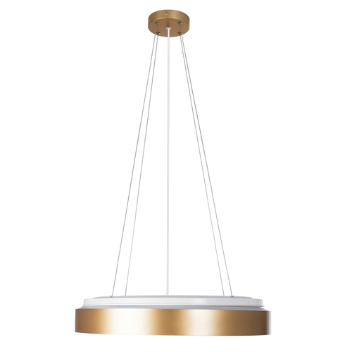 kelvo® BARCHETTA KLV-101-0268-V2 Φωτιστικό Οροφής LED 72W 7200lm 120° AC 220-240V IP20 Ρυθμιζόμενο Λευκό CCT με Χειριστήριο από 2700K έως 6000K Dimmable - Lumileds SMD Chip - Σαμπανιζέ Χρυσό Ματ - Μ48 x Π48 x Υ8.2cm - 3 Χρόνια Εγγύηση