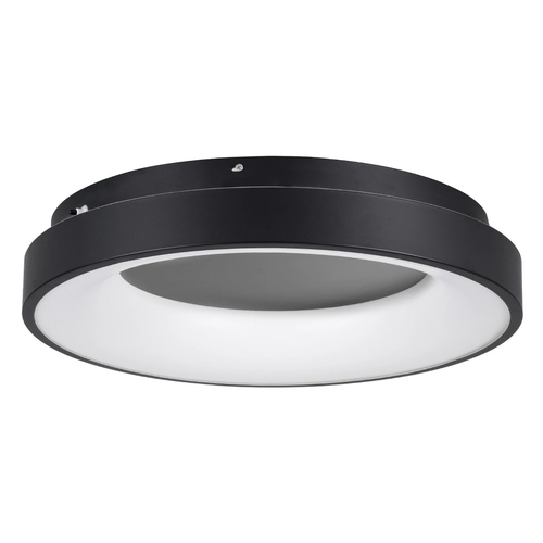 kelvo® SALEM KLV-101-0277 Φωτιστικό Οροφής LED 75W 7500lm 120° AC 220-240V IP20 Ρυθμιζόμενο Λευκό CCT με Χειριστήριο από 2700K έως 6000K Dimmable - Lumileds SMD Chip - Μαύρο Ματ - Μ45 x Π45 x Υ8.5cm - 3 Χρόνια Εγγύηση