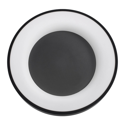 kelvo® SALEM KLV-101-0277 Φωτιστικό Οροφής LED 75W 7500lm 120° AC 220-240V IP20 Ρυθμιζόμενο Λευκό CCT με Χειριστήριο από 2700K έως 6000K Dimmable - Lumileds SMD Chip - Μαύρο Ματ - Μ45 x Π45 x Υ8.5cm - 3 Χρόνια Εγγύηση