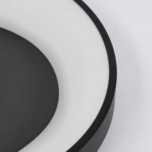 kelvo® SALEM KLV-101-0277 Φωτιστικό Οροφής LED 75W 7500lm 120° AC 220-240V IP20 Ρυθμιζόμενο Λευκό CCT με Χειριστήριο από 2700K έως 6000K Dimmable - Lumileds SMD Chip - Μαύρο Ματ - Μ45 x Π45 x Υ8.5cm - 3 Χρόνια Εγγύηση