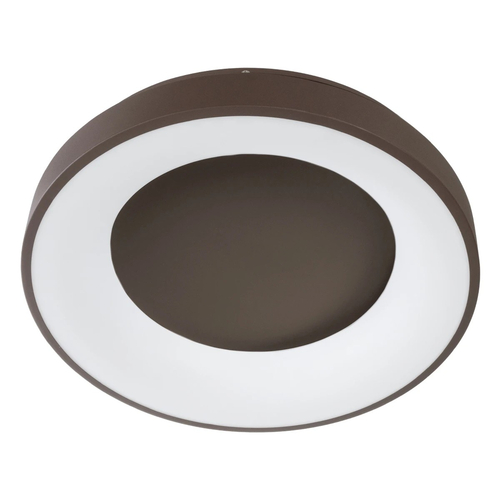 kelvo® SALEM KLV-101-0280 Φωτιστικό Οροφής LED 75W 7500lm 120° AC 220-240V IP20 Ρυθμιζόμενο Λευκό CCT με Χειριστήριο από 2700K έως 6000K Dimmable - Lumileds SMD Chip - Καφέ Ματ - Μ45 x Π45 x Υ8.5cm - 3 Χρόνια Εγγύηση