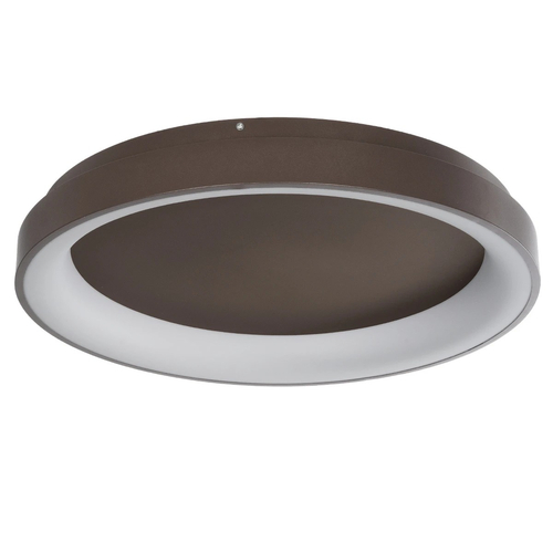 kelvo® SALEM KLV-101-0284 Φωτιστικό Οροφής LED 105W 10500lm 120° AC 220-240V IP20 Ρυθμιζόμενο Λευκό CCT με Χειριστήριο από 2700K έως 6000K Dimmable - Lumileds SMD Chip - Καφέ Ματ - Μ60 x Π60 x Υ8.5cm - 3 Χρόνια Εγγύηση